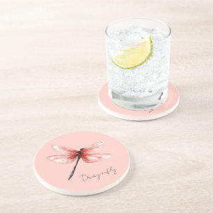 Black White Abstract Coaster