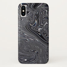 Black & White Abstract Digital Art