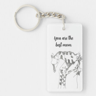 Black & white abstract stick  tapestries wood wall keychain