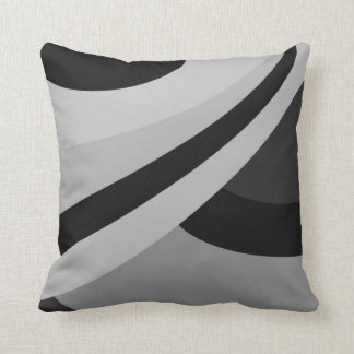 Black, white and Grey Modern contemporary Design Throw Pillow