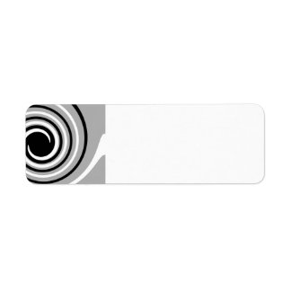 Black, White and Grey Twist Design.