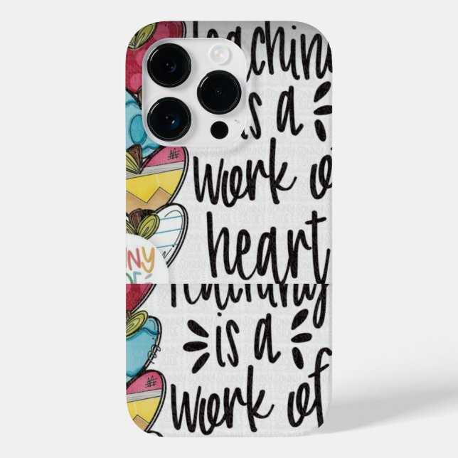 BLACK&WHITE AND MULTYCOLOUR HEART DISIGN ON IPHONE Case-Mate iPhone CASE (Back)
