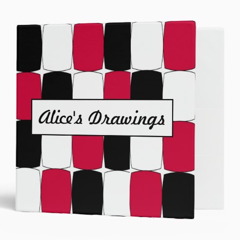 Black And White Drawing Binders | Zazzle.ca