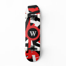 Black, White and Red Graffiti 