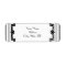 Black White and Silver Art Deco Frame Wedding