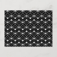 Black & White Art Deco Pattern