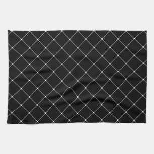 Black & White Art Pattern Kitchen Towel