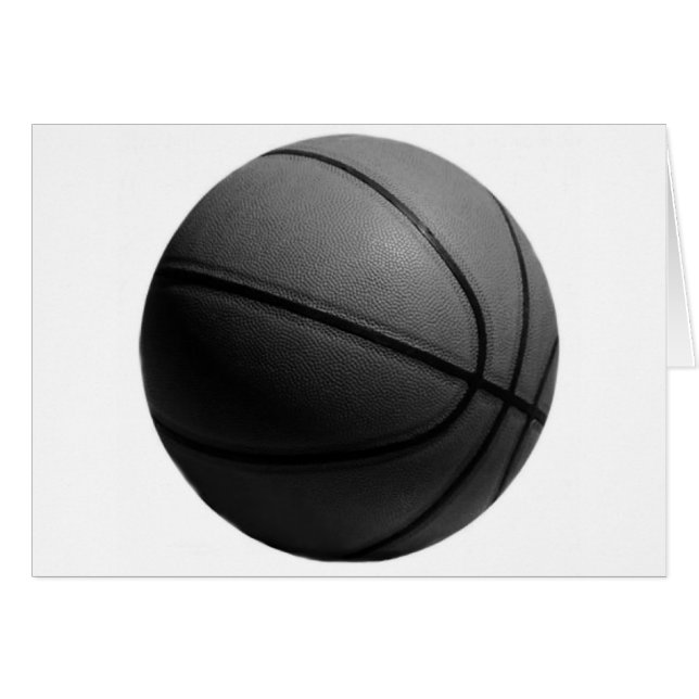 Black & White Basketball (Front Horizontal)