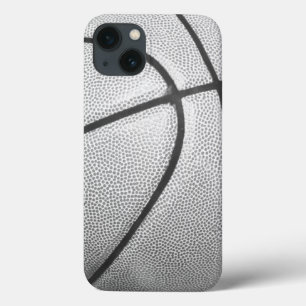 Black & White Basketball iPhone 13 Case