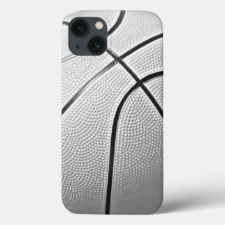 Black & White Basketball iPhone 13 Case