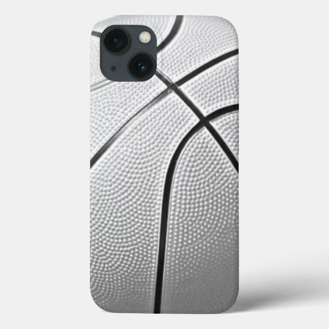 Black & White Basketball Case-Mate iPhone Case (Back)