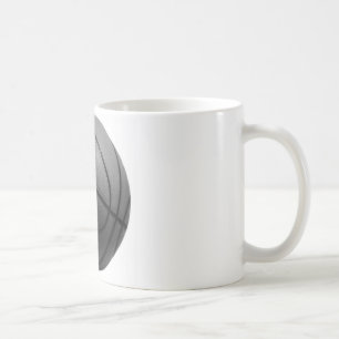 Black & White Basketball Coffee Mug