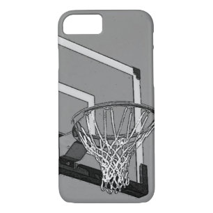 Black White Basketball Hoop iPhone 7 Coque