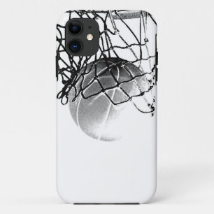 Black & White Basketball iPhone 5 Coque