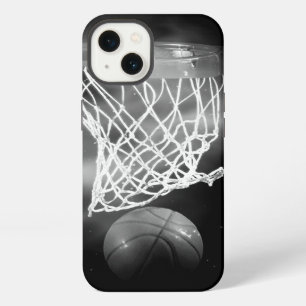 Black & White Basketball iPhone 13 Case