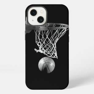Black & White Basketball iPhone 13 Case