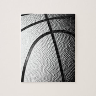 Black & White Basketball Jigsaw Puzzle