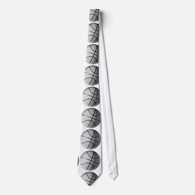 Black & White Basketball Neckwear (Front)