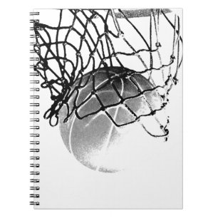 Black & White Basketball Notebook