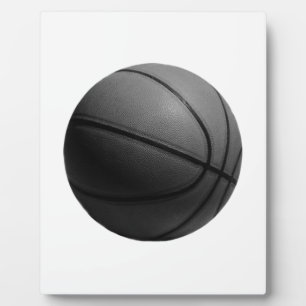 Black & White Basketball Plaque