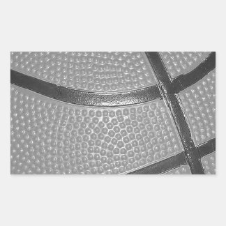 Black & White Basketball Sticker