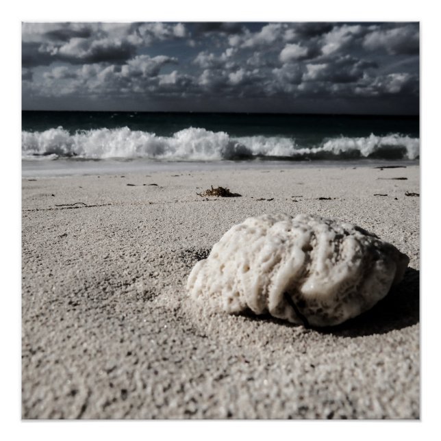 Black&White Beach Poster (Front)