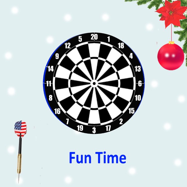 Black & White Bicolor Dart Board (Creator Uploaded)