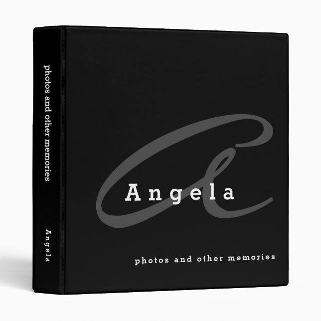 black&white black/white black binder (Front/Spine)