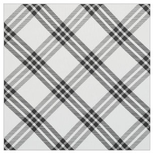 Black & White Buffalo Check Fabric