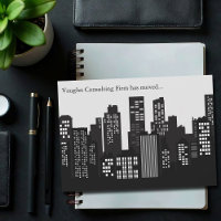 Black White Building Skyline Business Moving