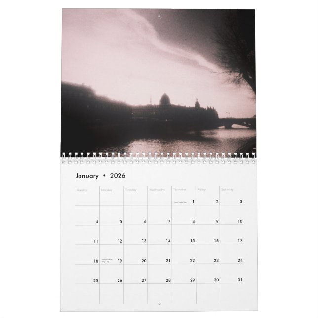 Black & White by Scott S. Jones Calendar (Jan 2026)