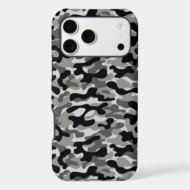 Black White Camouflage  (Back)