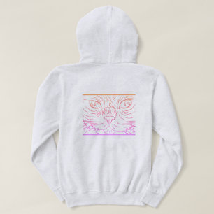 Black@White Cat  for woman Hoodie
