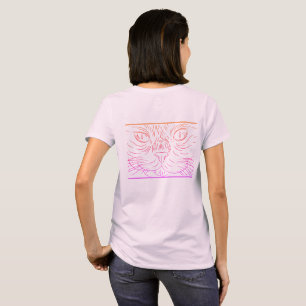 Black@White Cat for woman T-Shirt