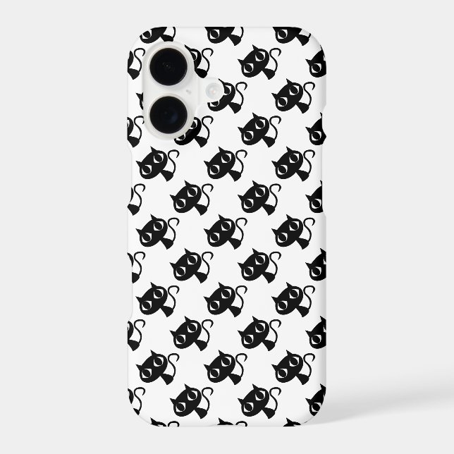black white cats patterns (Back)