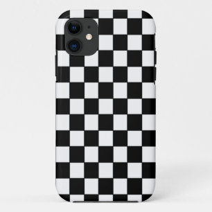 Black White Checked - iPhone 5 Case