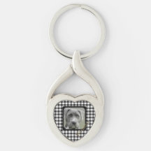 Black White Chequered Animal Lover Dog