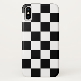 Black & White Chequered Pattern Case-Mate iPhone Case