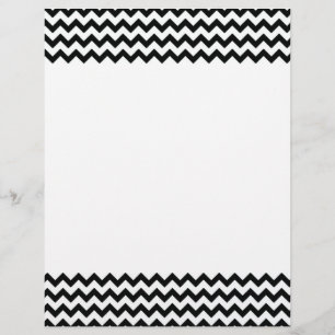 Black White Chevrons Flyer