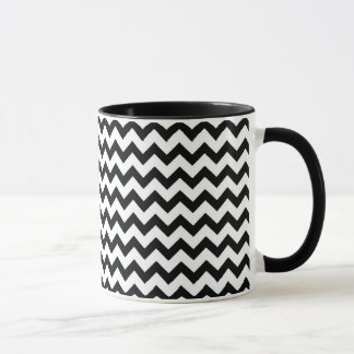 Black White Chevrons Mug
