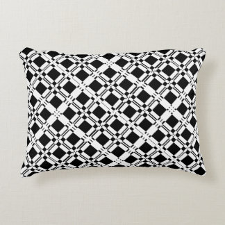 Black & White Chic Accent Pillow