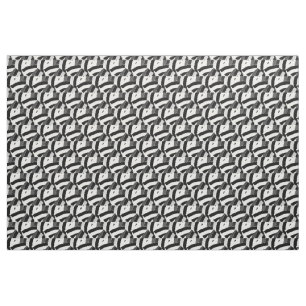 black/white chic contemporary chevrons fabric