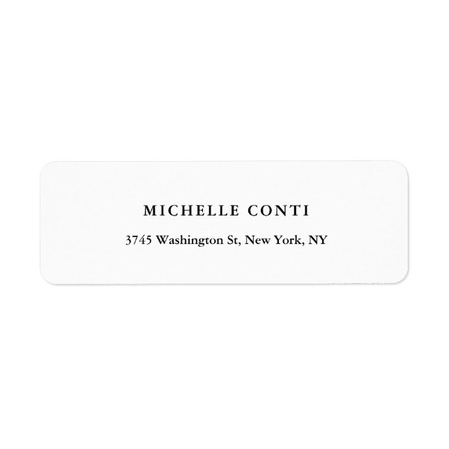 Black & White Classical Elegant Minimalist (Front)