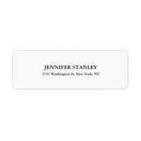 Black & White Classical Look Professional Personal