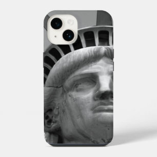 Black & White Close-up Statue of Liberty iPhone 14 Case