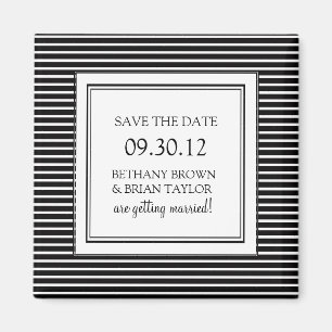 Black & White Collection Save the Date Magnet