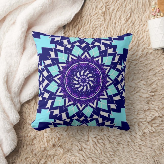 black&white cosmos throw pillow (Blanket)