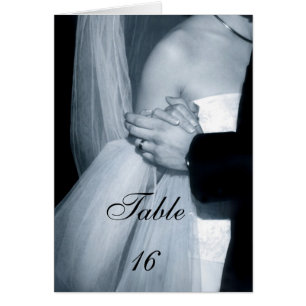 Black & White Couples Dance Table Setting Card