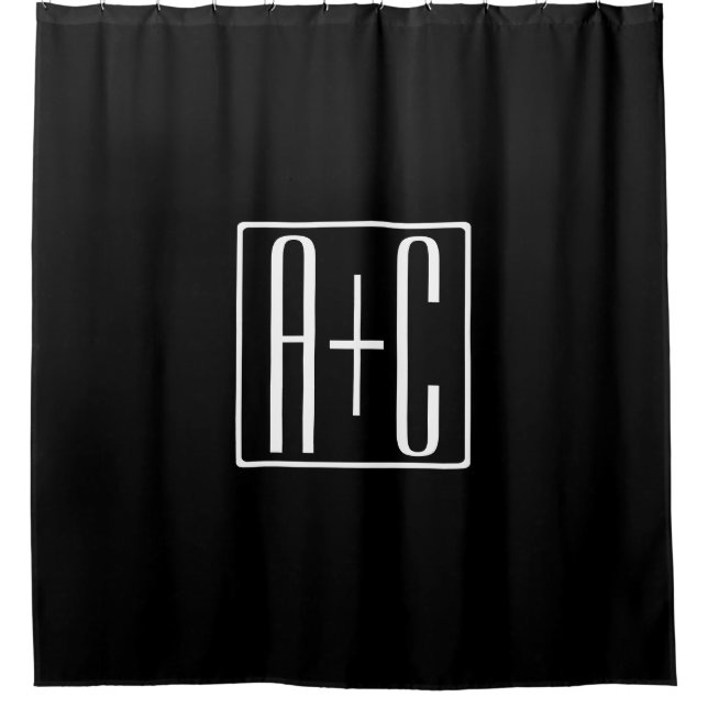Black & White | Couples Initials (Front)