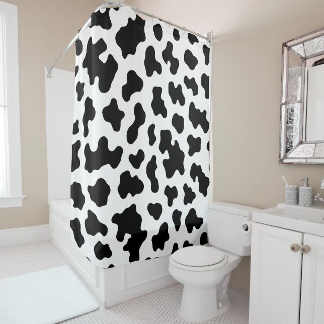 Black & White Cow Cowhide Print (In Situ)